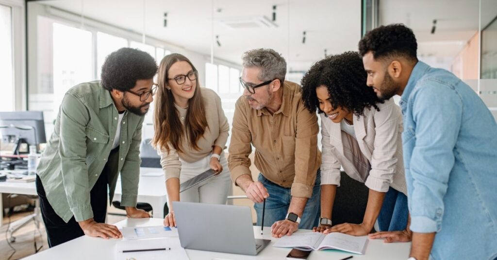 Contract and Permanent staff using Addison Group's tips to work together.