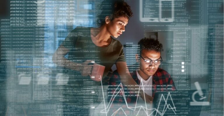Someone learning how to build resilient digital teams from Addison Group