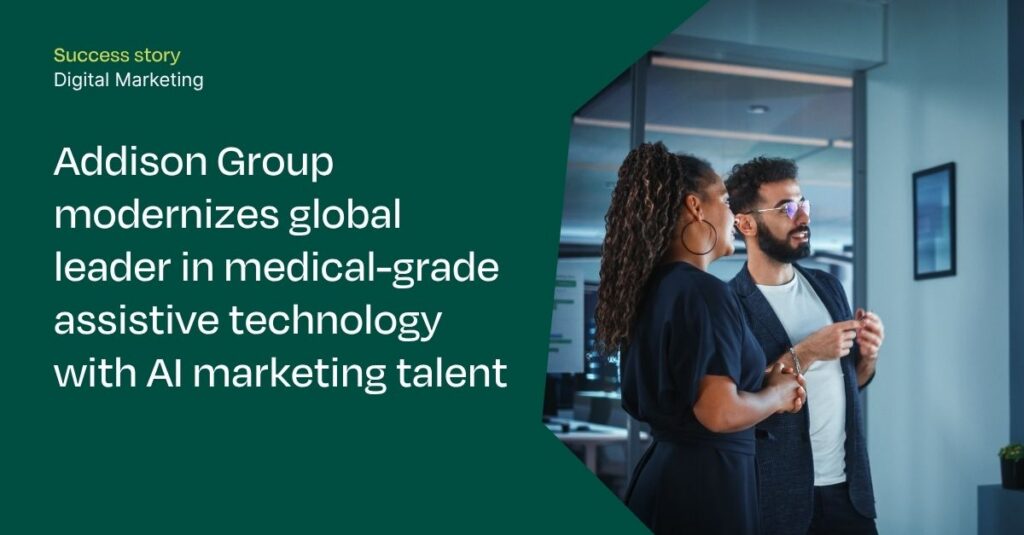 A global developer, manufacturer, and provider of assistive technology solutions needed talent to modernize and scale its marketing capabilities.