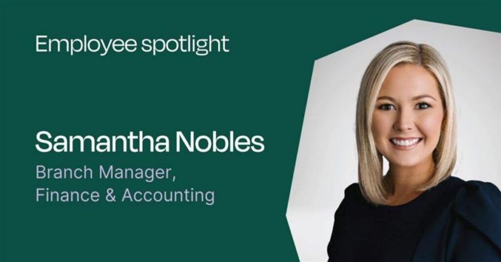 Addison Group's Samantha Nobles, Fort Worth Finance and Accounting